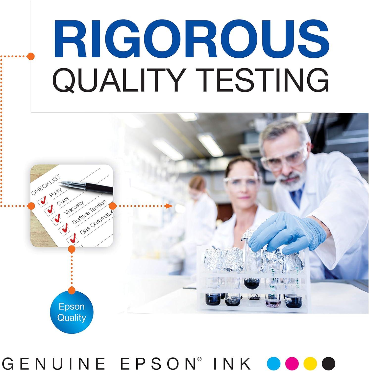 imageEPSON 202 Claria Ink Standard Capacity Cyan Cartridge T202220S Works with WorkForce WF2860 Expression XP5100Cyan