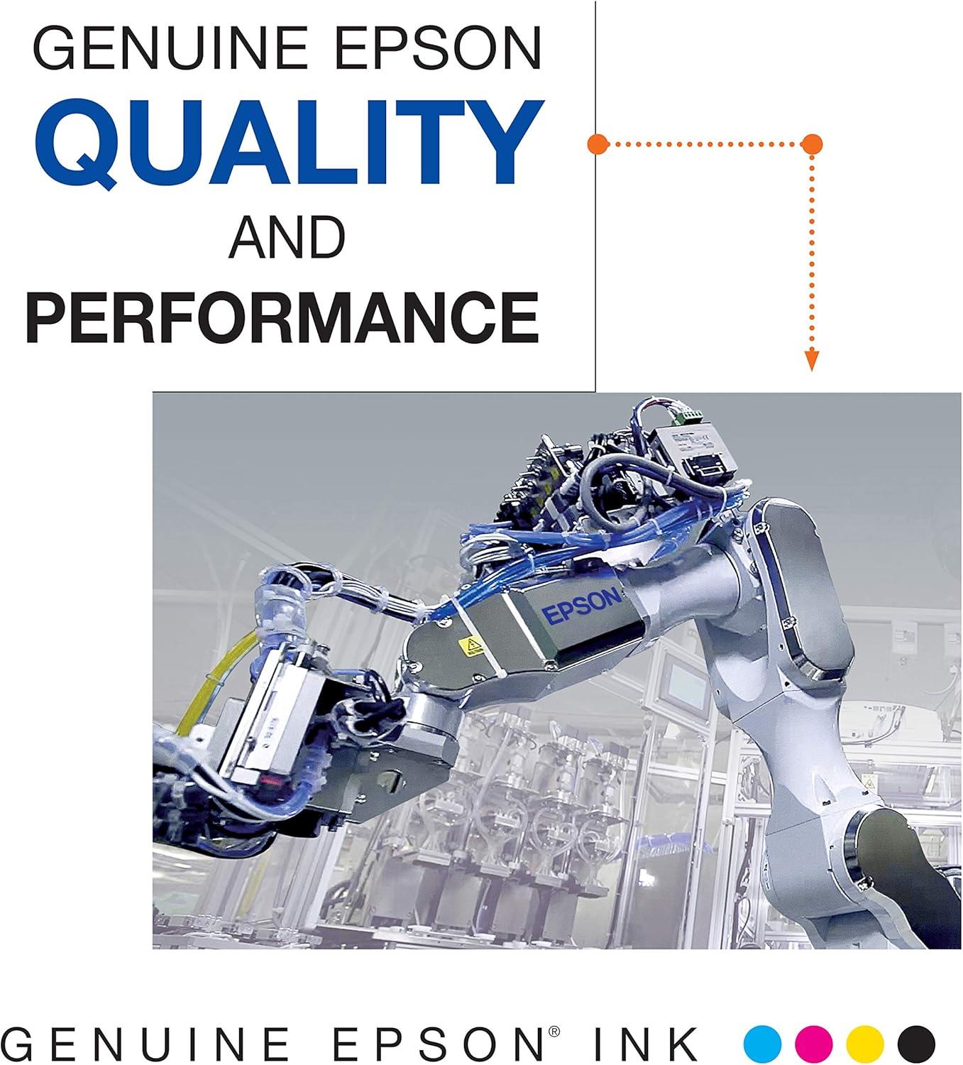 imageEPSON 202 Claria Ink Standard Capacity Cyan Cartridge T202220S Works with WorkForce WF2860 Expression XP5100Cyan