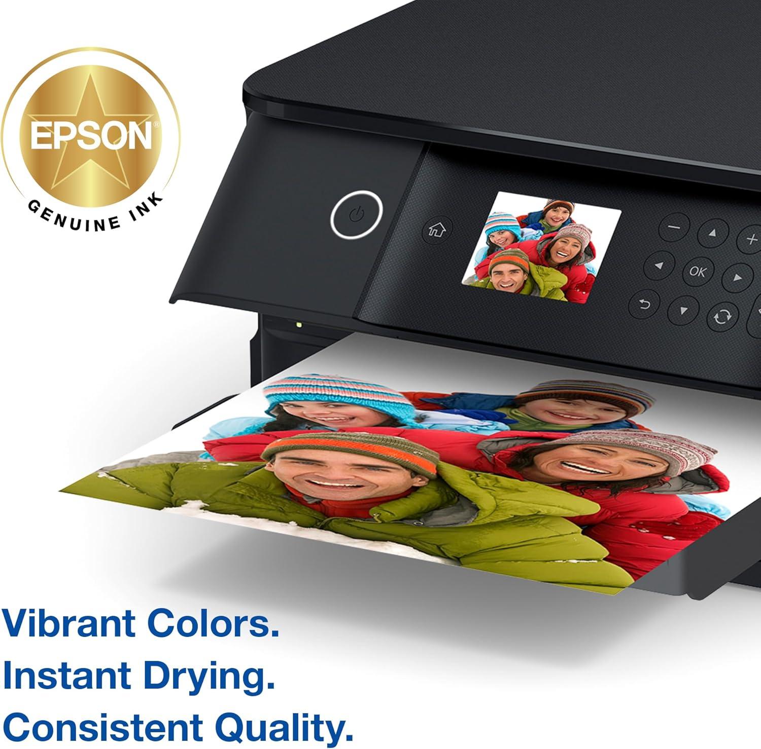 imageEPSON 302 Claria Premium Ink Standard Capacity Color Combo Pack T302520S Works with Expression Premium XP6000 XP6100Photo Black and Color Multipack