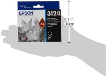 imageEPSON 312 Claria Photo HD Ink High Capacity Black Cartridge T312XL120S Works with Expression Photo XP8500 XP8600 XP8700 XP150001 Count Pack of 2