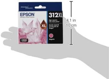 imageEPSON 312 Claria Photo HD Ink High Capacity Magenta Cartridge T312XL320S Works with Expression Photo XP8500 XP8600 XP8700 XP150001 Count Pack of 2