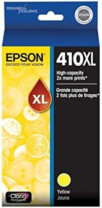 imageEPSON 410 Claria Premium Ink High Capacity Yellow Cartridge T410XL420S Works with Expression Premium XP530 XP630 XP640 XP7100 XP830Yellow