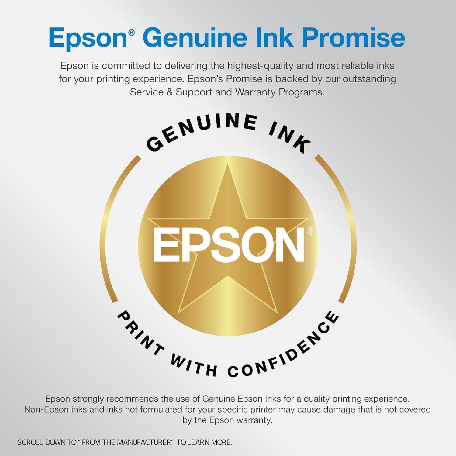 imageEpson EcoTank ET2980 Wireless AllinOne Color Supertank Printer with up to 3 Years of Ink Refillable Tanks Perfect for Home 15 PPM 144quot Color Screen Auto 2Sided Printing WhiteBlack