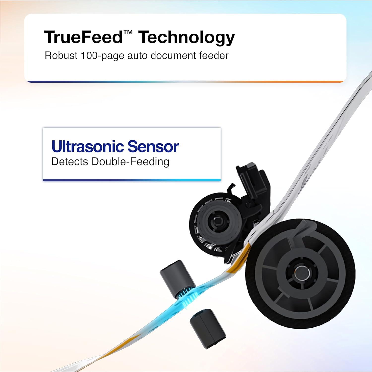 imageEpson RapidReceipt RR600W Wireless Desktop Color 2Sided Receipt ampamp Document Scanner with ScanSmart AI PRO Receipt Management ampamp PDF Software for PC ampamp Mac Touchscreen ampamp 100Page Auto Document Feeder