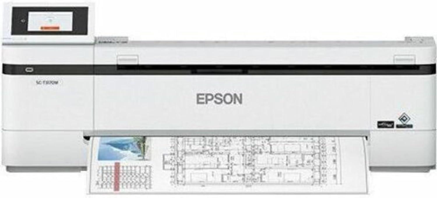 imageEpson SureColor T3170M 24quot ultrafast compact Printer Integrated Wireless ampamp WiFi Direct connectivity 24 wide 600dpi Scanner CAD Blueprints Engineering Graphics Multifunction PlotterWhiteEpson T3170M 24 Printer