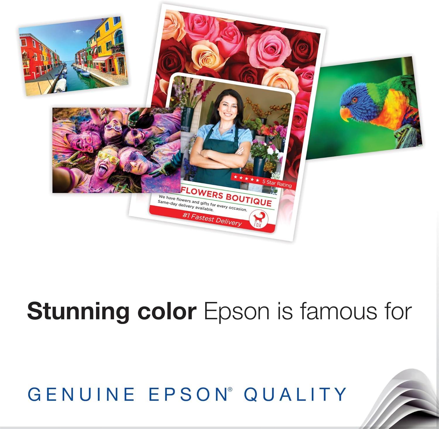 imageEpson Ultra Premium Photo Paper GLOSSY 5x7 Inches 20 Sheets S041945Pack of 1