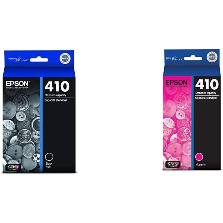 imageEpson 410 Ink Cartridge Black ampamp T410320S Claria Premium Magenta Ink