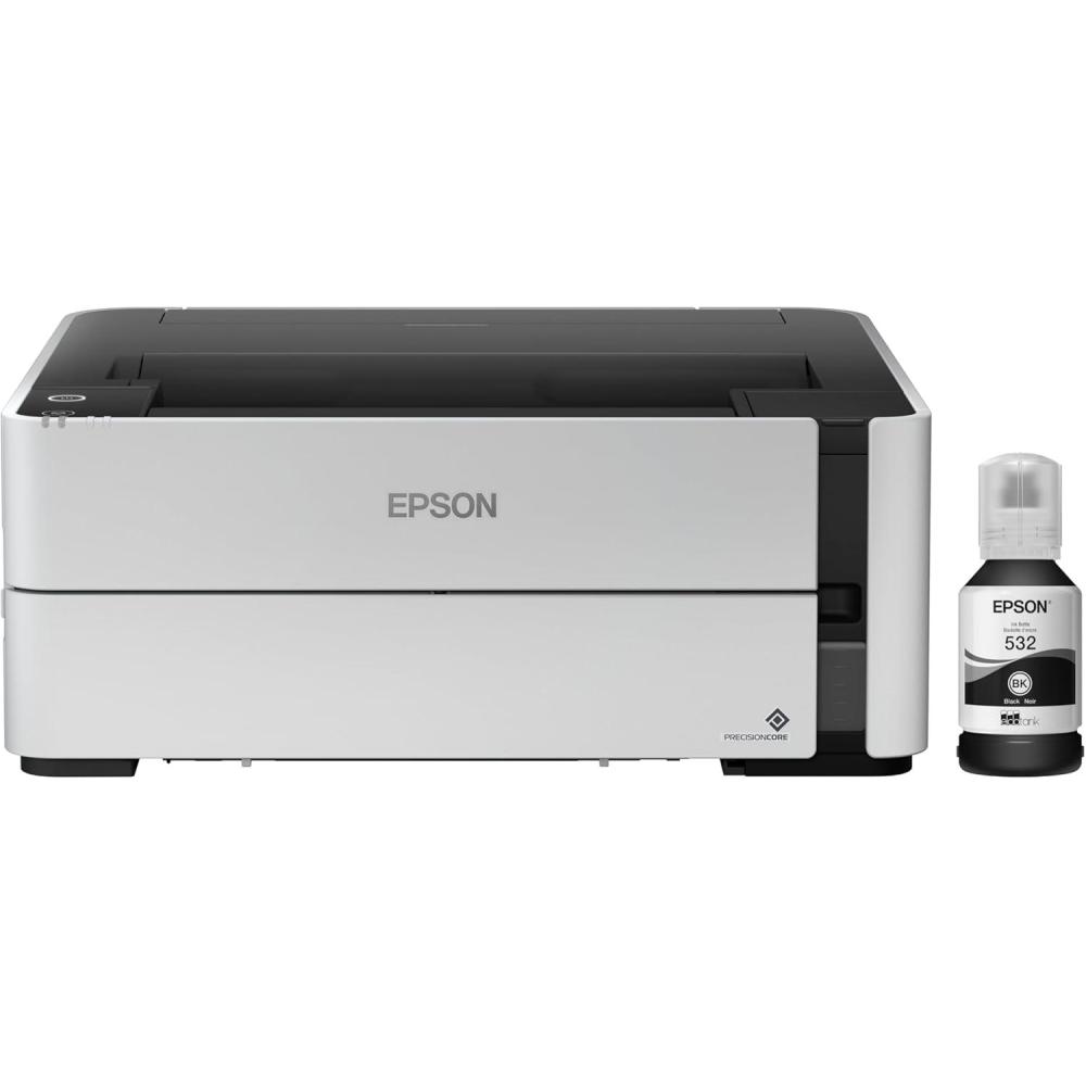 imageEpson EcoTank ETM1170 Wireless Monochrome Supertank Printer with Ethernet PLUS 2 Years of Unlimited InkWhiteETM1170