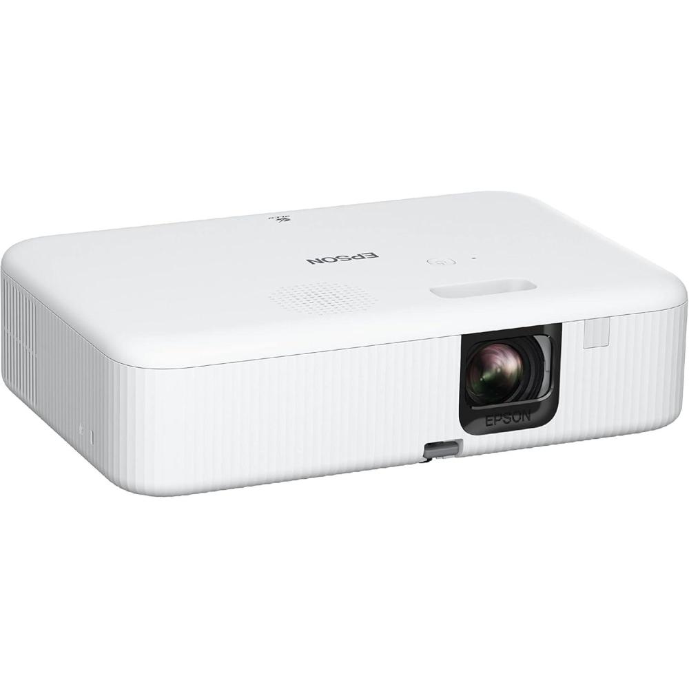 imageEpson EpiqVision Flex COFH02 Full HD 1080p Smart Streaming Portable Projector 3Chip 3LCD 3000 Lumen ColorWhite Brightness Android TV Bluetooth 5W Speaker Home EntertainmentCOFH02 Renewed