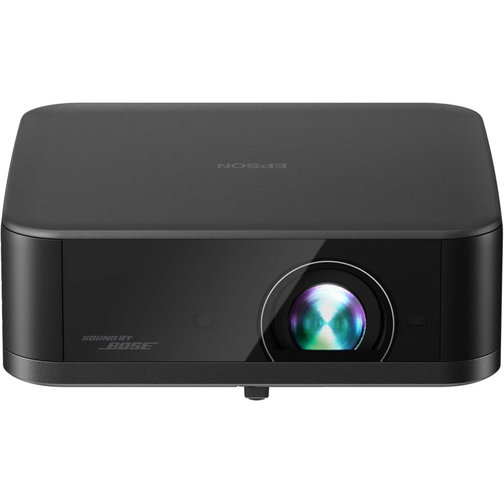 imageEpson Lifestudio Pop Plus 4K PROUHD Personal Lifestyle Projector 700 Lumens of Color and White Brightness Sound by Bose Google TV 3Chip 3LCD Triple Core Engine Projection Studio App  Black