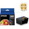 EPSON 200 DURABrite Ultra Ink Standard Capacity Black & Color Cartridge Combo Pack (T200120-BCS) Works with WorkForce WF-2520, WF-2530, WF-2540, Expression XP-200, XP-300, XP-310, XP-400, XP-410(Ink)