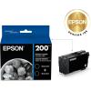 EPSON 200 DURABrite Ultra Ink Standard Capacity Cyan Cartridge (T200220-S) Works with WorkForce WF-2520, WF-2530, WF-2540, Expression XP-200, XP-300, XP-310, XP-400, XP-410(Black Dual Pack)
