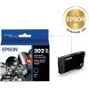 EPSON 202 Claria Ink High Capacity Yellow Cartridge (T202XL420-S) Works with WorkForce WF-2860, Expression XP-5100(Black)