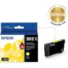 EPSON 202 Claria Ink High Capacity Yellow Cartridge (T202XL420-S) Works with WorkForce WF-2860, Expression XP-5100(Yellow)