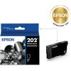EPSON 202 Claria Ink Standard Capacity Black Cartridge (T202120-S) Works with WorkForce WF-2860, Expression XP-5100(Black)