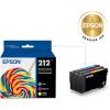 EPSON 212 Claria Ink Standard Capacity Color Combo Pack (T212520-S) Works with WorkForce WF-2830, WF-2850, Expression XP-4100, XP-4105(Ink Cartridge)