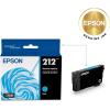 EPSON 212 Claria Ink Standard Capacity Cyan Cartridge (T212220-S) Works with WorkForce WF-2830, WF-2850, Expression XP-4100, XP-4105