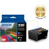 EPSON 220 DURABrite Ultra Ink Standard Capacity Black & Color Cartridge Combo Pack (T220120-BCS) Works with WorkForce WF-2630, WF-2650, WF-2660, WF-2750, WF-2760, Expression XP-320, XP-420, XP-424(Black and Color Combo Pack)