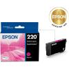 EPSON 220 DURABrite Ultra Ink Standard Capacity Cyan Cartridge (T220220-S) Works with WorkForce WF-2630, WF-2650, WF-2660, WF-2750, WF-2760, Expression XP-320, XP-420, XP-424, 1 Count (Pack of 1)(Magenta)