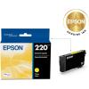 EPSON 220 DURABrite Ultra Ink Standard Capacity Cyan Cartridge (T220220-S) Works with WorkForce WF-2630, WF-2650, WF-2660, WF-2750, WF-2760, Expression XP-320, XP-420, XP-424, 1 Count (Pack of 1)(Yellow)