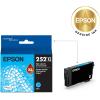 EPSON 252 DURABrite Ultra Ink High Capacity Cyan Cartridge (T252XL220-S) Works with WorkForce WF-3620, WF-3640, WF-7110, WF-7610, WF-7620, WF-7710, WF-7720, WF-7210