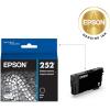 EPSON 252 DURABrite Ultra Ink Standard Capacity Black Cartridge (T252120-S) Works with WorkForce WF-3620, WF-3640, WF-7110, WF-7610, WF-7620, WF-7710, WF-7720, WF-7210