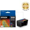 EPSON 252 DURABrite Ultra Ink Standard Capacity Color Combo Pack (T252520-S) Works with WorkForce WF-3620, WF-3640, WF-7110, WF-7610, WF-7620, WF-7710, WF-7720, WF-7210(Color Combo Ink)