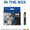 EPSON 288 DURABrite Ultra Ink Standard Capacity Black Cartridge (T288120-S) Works with Expression XP-330, XP-430, XP-434, XP-340, XP-440, XP-446(1 Count (Pack of 2))