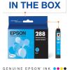 EPSON 288 DURABrite Ultra Ink Standard Capacity Cyan Cartridge (T288220-S) Works with Expression XP-330, XP-430, XP-434, XP-340, XP-440, XP-446(1 Count (Pack of 2))