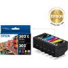 EPSON 302 Claria Premium Ink High Capacity Black & Standard Color Cartridge Combo Pack (T302XL-BCS) Works with Expression Premium XP-6000, XP-6100