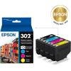 EPSON 302 Claria Premium Ink Standard Capacity Color Combo Pack (T302520-S) Works with Expression Premium XP-6000, XP-6100(Photo Black and Color Multi-pack)