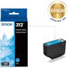 EPSON 312 Claria Photo HD Ink Standard Capacity Cyan Cartridge (T312220-S) Works with Expression Photo XP-8500, XP-8600, XP-8700, XP-15000(1 Pack)