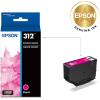 EPSON 312 Claria Photo HD Ink Standard Capacity Magenta Cartridge (T312320-S) Works with Expression Photo XP-8500, XP-8600, XP-8700, XP-15000(1 Count (Pack of 1))