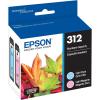 EPSON 312 Claria Photo HD Ink Standard Capacity (T312922-S) Works with Expression Photo XP-8500, XP-8600, XP-8700, XP-15000, Light cyan/light magenta(2 Count (Pack of 2))
