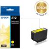 EPSON 312 Claria Photo HD Ink Standard Capacity Yellow Cartridge (T312420-S) Works with Expression Photo XP-8500, XP-8600, XP-8700, XP-15000(1 Count (Pack of 1))
