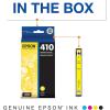 EPSON 410 Claria Premium Ink Standard Capacity Yellow Cartridge (T410420-S) Works with Expression Premium XP-530, XP-630, XP-640, XP-7100, XP-830