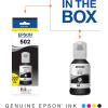 EPSON 502 EcoTank Ink Ultra-high Capacity Bottle Magenta Works with ET-2750, ET-2760, ET-2850, ET-3750, ET-3760, ET-3850, ET-4850, and other select EcoTank models, Magenta(Black)