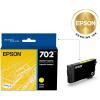 EPSON 702 DURABrite Ultra Ink Standard Capacity Yellow Cartridge (T702420-S) Works with WorkForce Pro WF-3720, WF-3730, WF-3733(1 Count (Pack of 1))