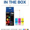EPSON 786 DURABrite Ultra Ink Standard Capacity Color Combo Pack (T786520-S) Works with WorkForce WF-5110, WF-5190, WF-5620, WF-5690
