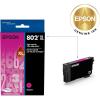 EPSON 802 DURABrite Ultra Ink High Capacity Cyan Cartridge (T802XL220-S) Works with WorkForce Pro WF-4720, WF-4730, WF-4734, WF-4740(Magenta)