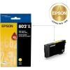 EPSON 802 DURABrite Ultra Ink High Capacity Cyan Cartridge (T802XL220-S) Works with WorkForce Pro WF-4720, WF-4730, WF-4734, WF-4740(Yellow)