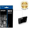 EPSON 802 DURABrite Ultra Ink Standard Capacity Black Cartridge (T802120-S) Works with WorkForce Pro WF-4720, WF-4730, WF-4734, WF-4740