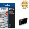 EPSON 812 DURABrite Ultra Ink High Capacity Black Cartridge (T812XL120-S) Works with WorkForce Pro WF-7310, WF-7820, WF-7840, WorkForce EC-C7000(Ink)