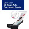 Epson – Workforce ES-C320W – Wireless Compact Desktop Document Scanner – 2-Sided Scanning and Auto Document Feeder – Paper and Card Scanner – Black(ES-200)