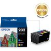 Epson 232 Claria Ink Standard Capacity Color Combo Pack (T232520-S) Works with Workforce WF-2930, WF-2950, Expression XP-4200, XP-4205(Standard Capacity)