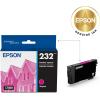 Epson 232 Claria Ink Standard Capacity Magenta Cartridge (T232320-S) Works with Workforce WF-2930, WF-2950, Expression XP-4200, XP-4205