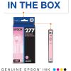 Epson 277 Claria Photo HD Ink Standard Capacity Light Magenta Cartridge (T277620) Works with Expression Photo XP-850, XP-860, XP-950, XP-960, XP-970(1 Count (Pack of 2))