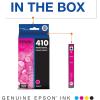 Epson 410 Ink Cartridge, Black & T410320-S Claria Premium Magenta Ink