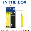 Epson 410 Ink Cartridge, Black & T410420 Claria Premium Yellow Ink