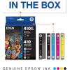 Epson 410XL Black & Standard Photo Black and C/M/Y Color Ink Cartridges, Combo 5 Pack (T410XL-BCS) & 410XL Photo Black Ink Cartridge, High Capacity (T410XL120)